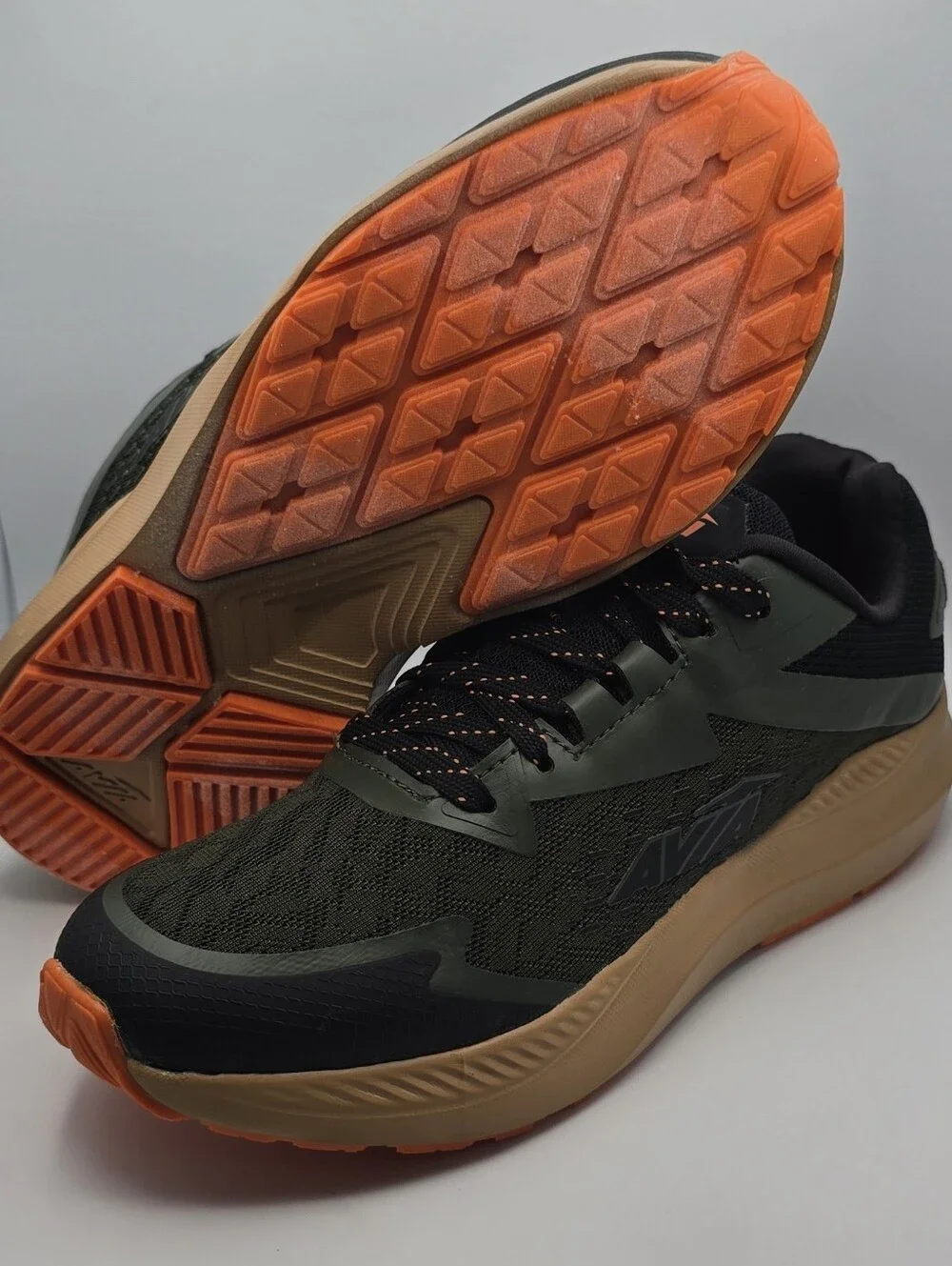 AVIA Storm Men’s Olive Green & Tan Athletic Sneaker